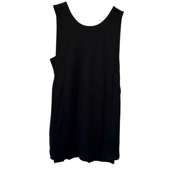 Banana Republic Dresses & Skirts - Banana Republic Sleeveless V-Neck Open Sides Double Layered Mini Dress Black XS
